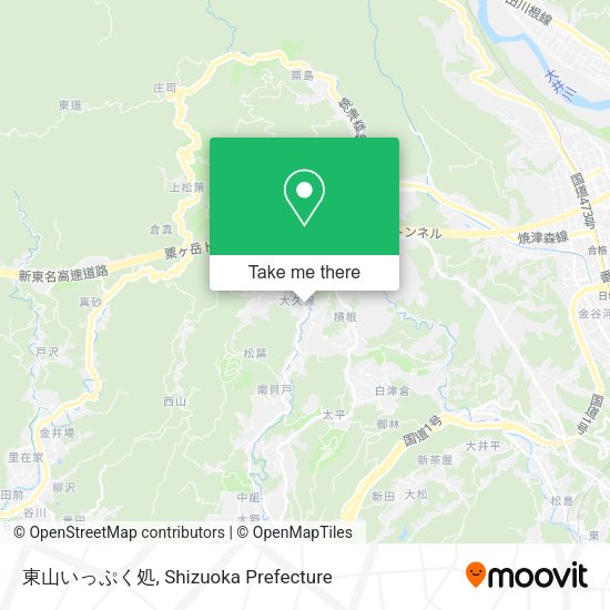 東山いっぷく処 map