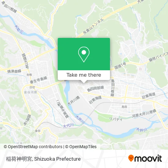 稲荷神明宮 map