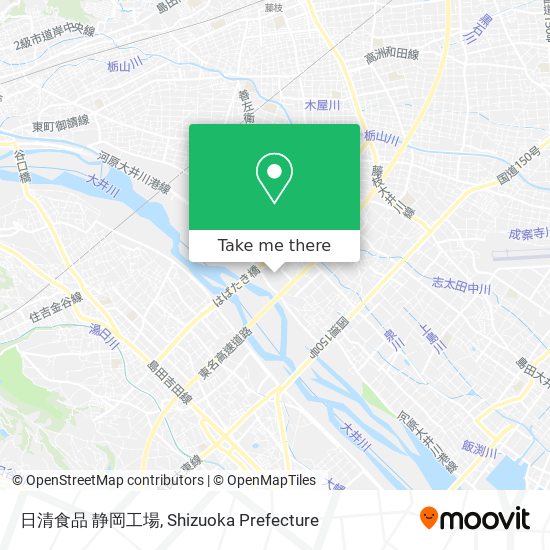 日清食品 静岡工場 map