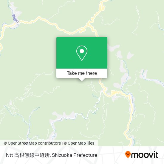 Ntt 高根無線中継所 map
