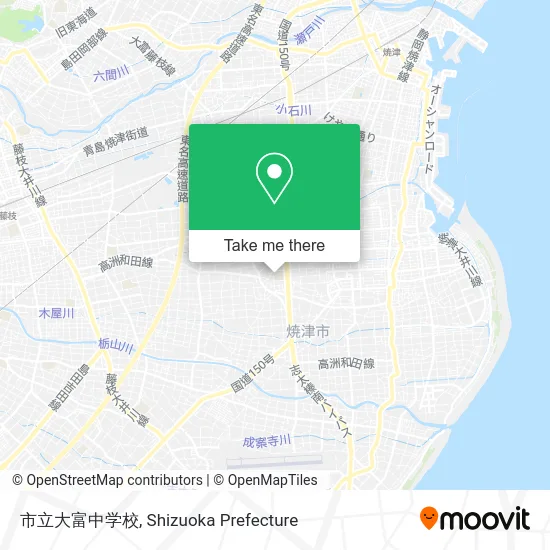 City Daifu Middle School map