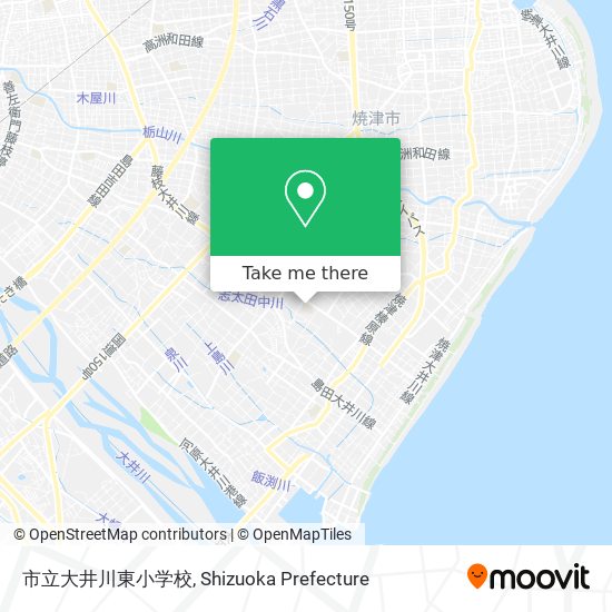 市立大井川東小学校 map
