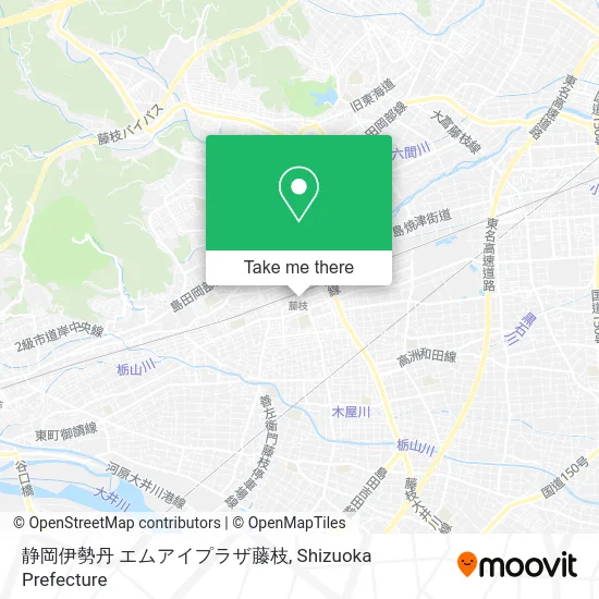 Shizuoka Isetan M.I. Plaza Fujieda map