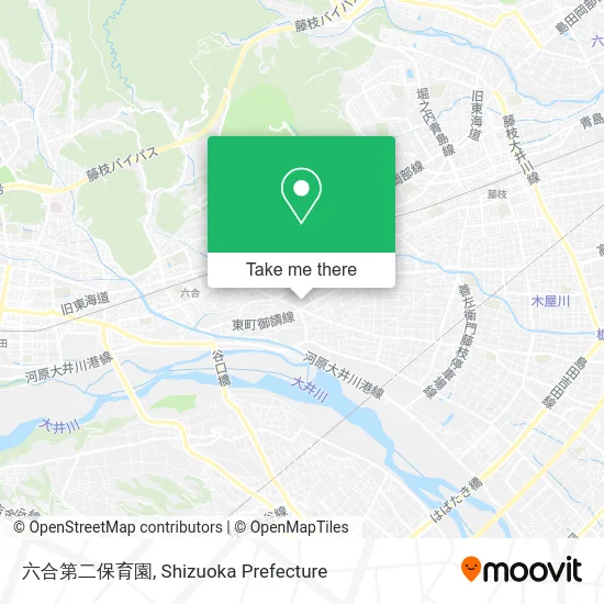 Rokugo Second Nursery School map