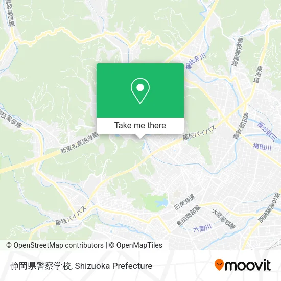 静岡県警察学校 map