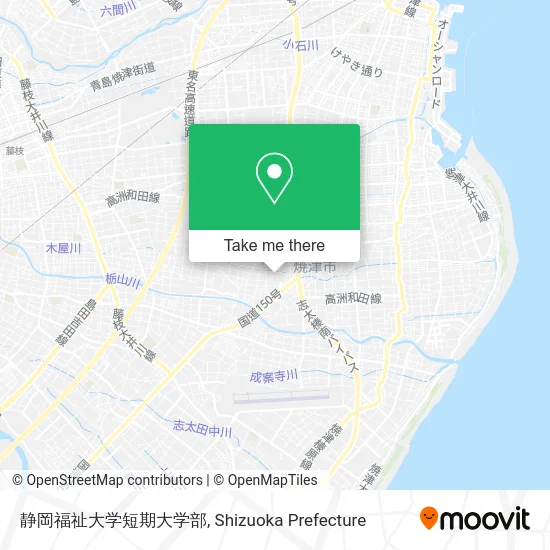 Shizuoka University of Welfare Junior College map