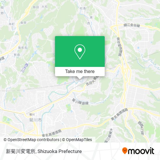 新菊川変電所 map