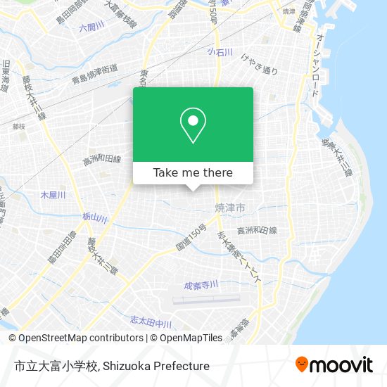 市立大富小学校 map