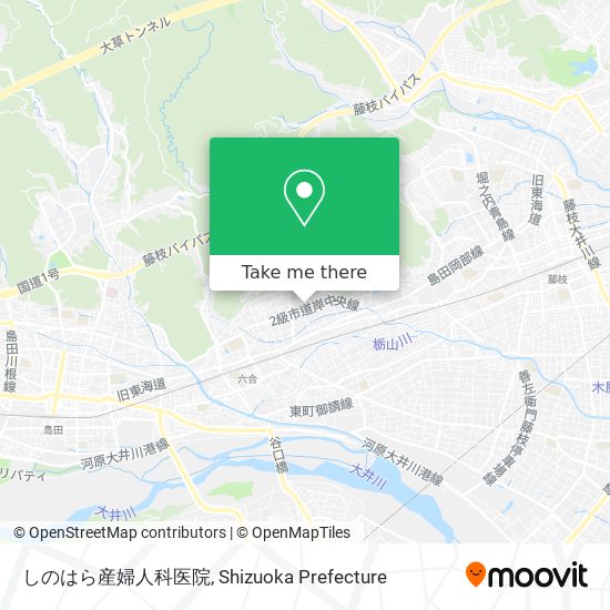 しのはら産婦人科医院 map
