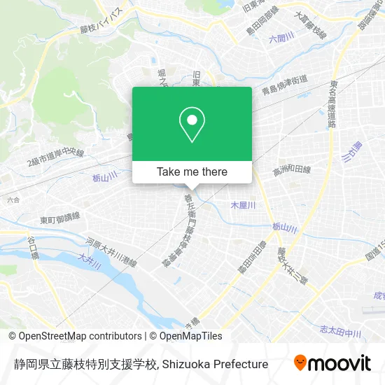 Shizuoka Prefectural Fujieda Special Needs School map