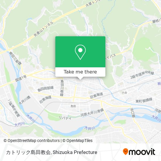 カトリック島田教会 map