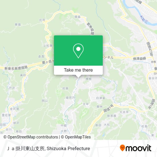 Ｊａ掛川東山支所 map