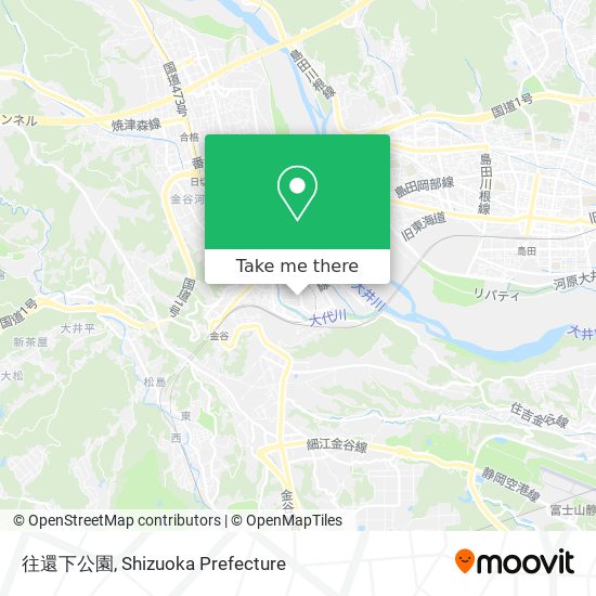 往還下公園 map