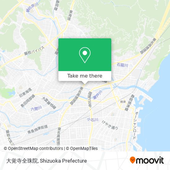 大覚寺全珠院 map