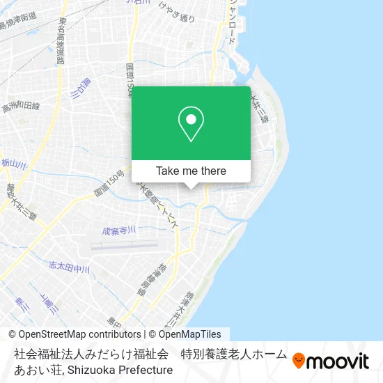 社会福祉法人みだらけ福祉会　特別養護老人ホームあおい荘 map