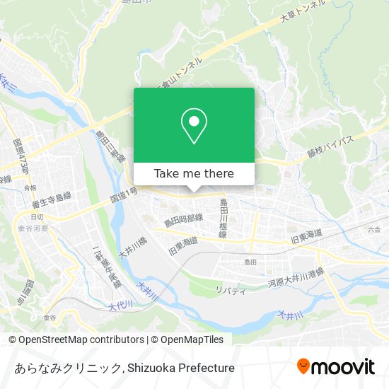あらなみクリニック map