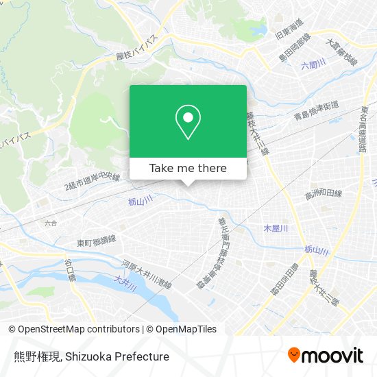熊野権現 map