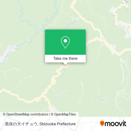 黒俣の大イチョウ map