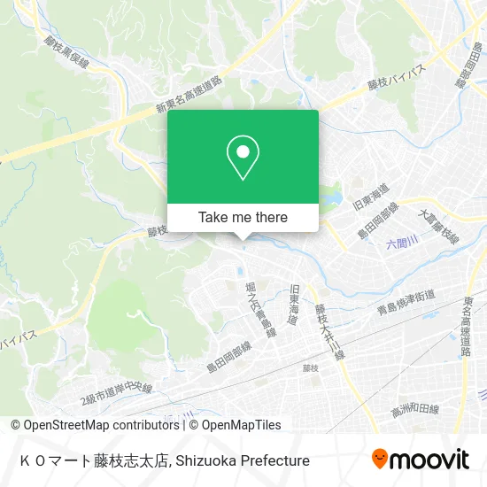 ＫＯマート藤枝志太店 map