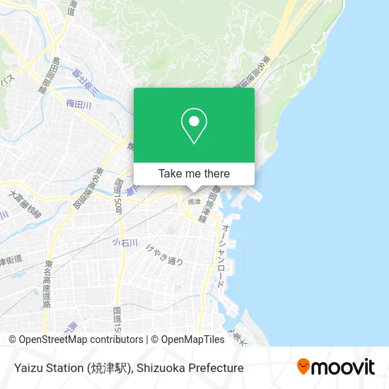 Yaizu Station map