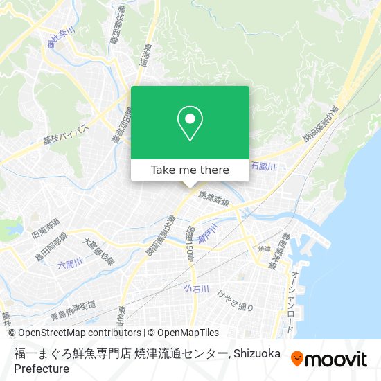 福一まぐろ鮮魚専門店 焼津流通センター map