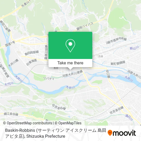 Baskin-Robbins (サーティワン アイスクリーム 島田アピタ店) map