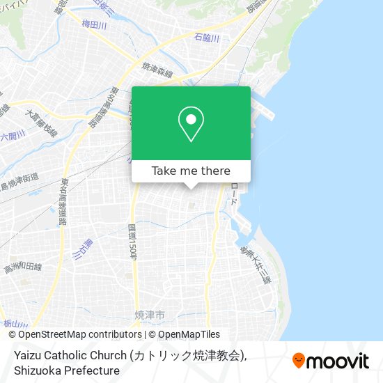 Yaizu Catholic Church (カトリック焼津教会) map