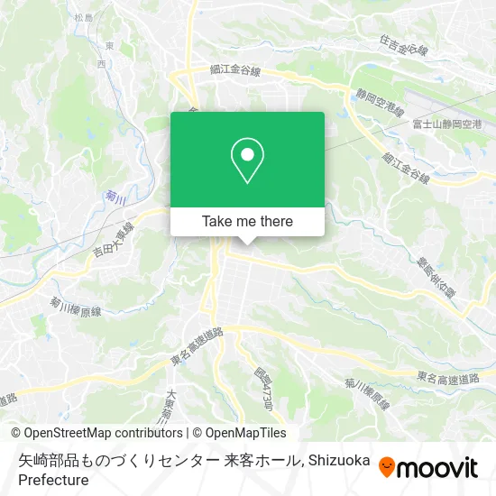矢崎部品ものづくりセンター 来客ホール map