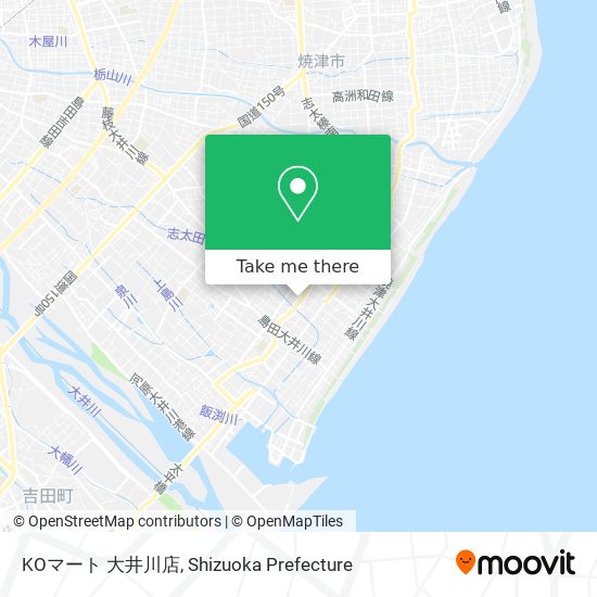 KOマート 大井川店 map