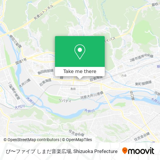 ぴ〜ファイブ しまだ音楽広場 map
