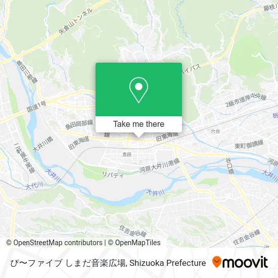 P-Five Shimada Music Plaza map