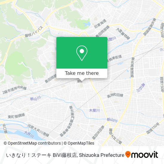 いきなり！ステーキ BiVi藤枝店 map