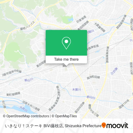 Instantly! Steak BiVi Fujieda Store map