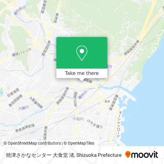焼津さかなセンター 大食堂 渚 map