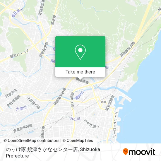 Nokkeya Yaizu Seafood Center Branch map