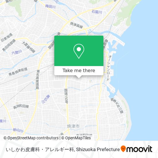 いしかわ皮膚科・アレルギー科 map