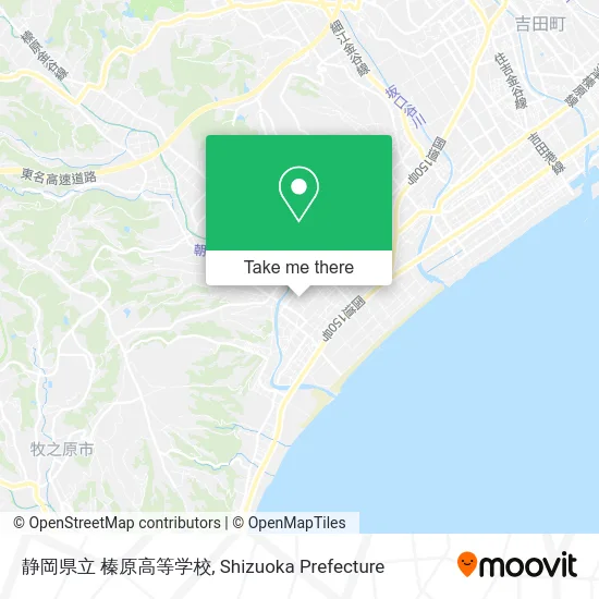 静岡県立 榛原高等学校 map