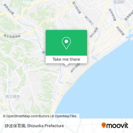 静波保育園 map