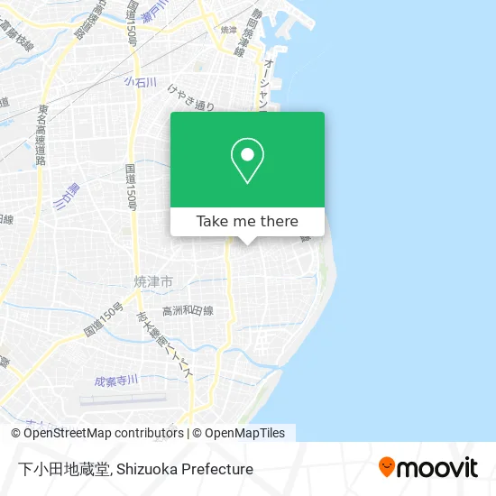 Shimoda Jizo Hall map