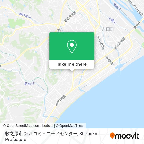 牧之原市 細江コミュニティセンター map