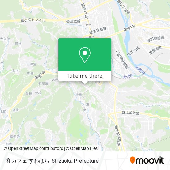 和カフェ すわはら map