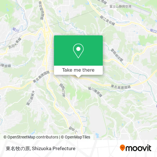 東名牧の原 map