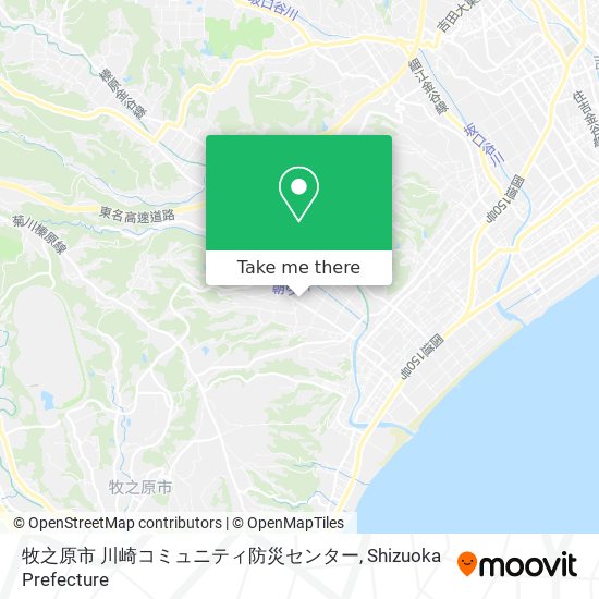 牧之原市 川崎コミュニティ防災センター map