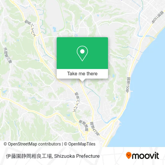 伊藤園静岡相良工場 map