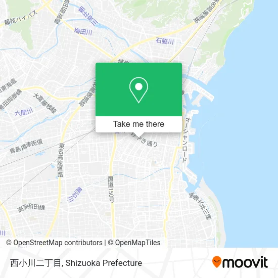 西小川二丁目 map