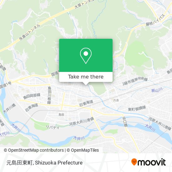 元島田東町 map