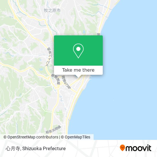 心月寺 map