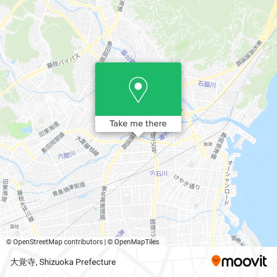 大覚寺 map