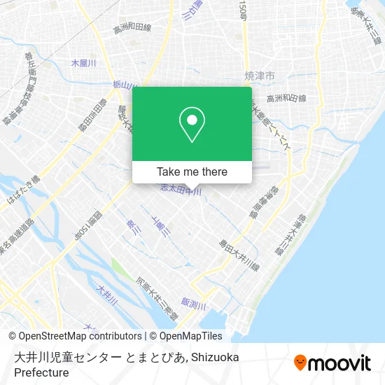 大井川児童センター とまとぴあ map