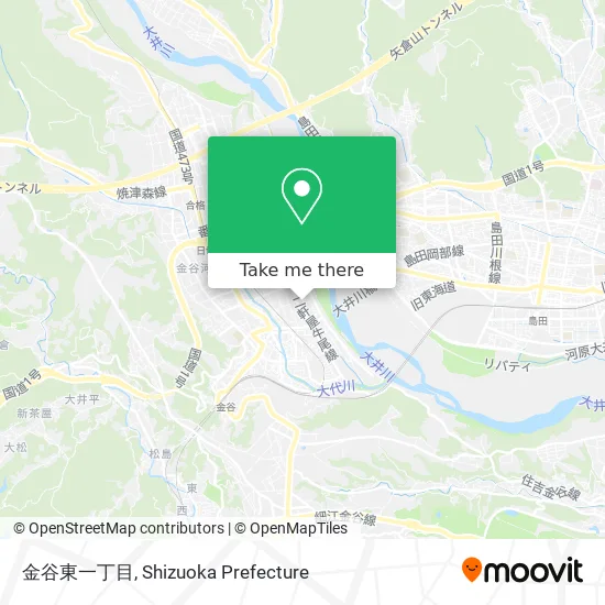 金谷東一丁目 map